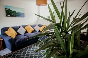Anchor Cottage Living Area - Holiday Cottages Noss Mayo