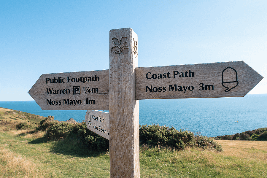 South West Coast Path - Holiday Cottages Noss Mayo