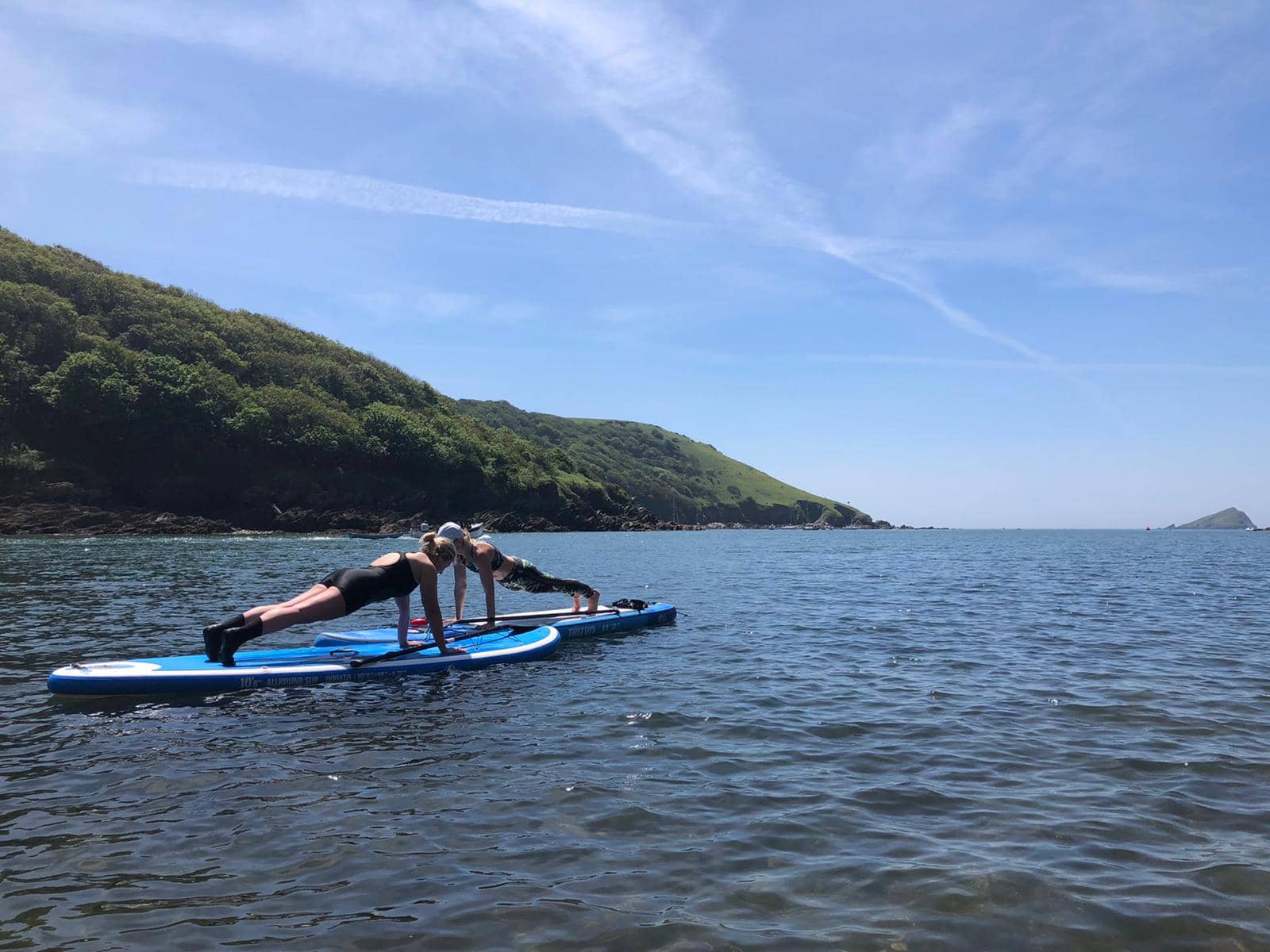 SUP Yoga at Holiday Cottages Noss Mayo