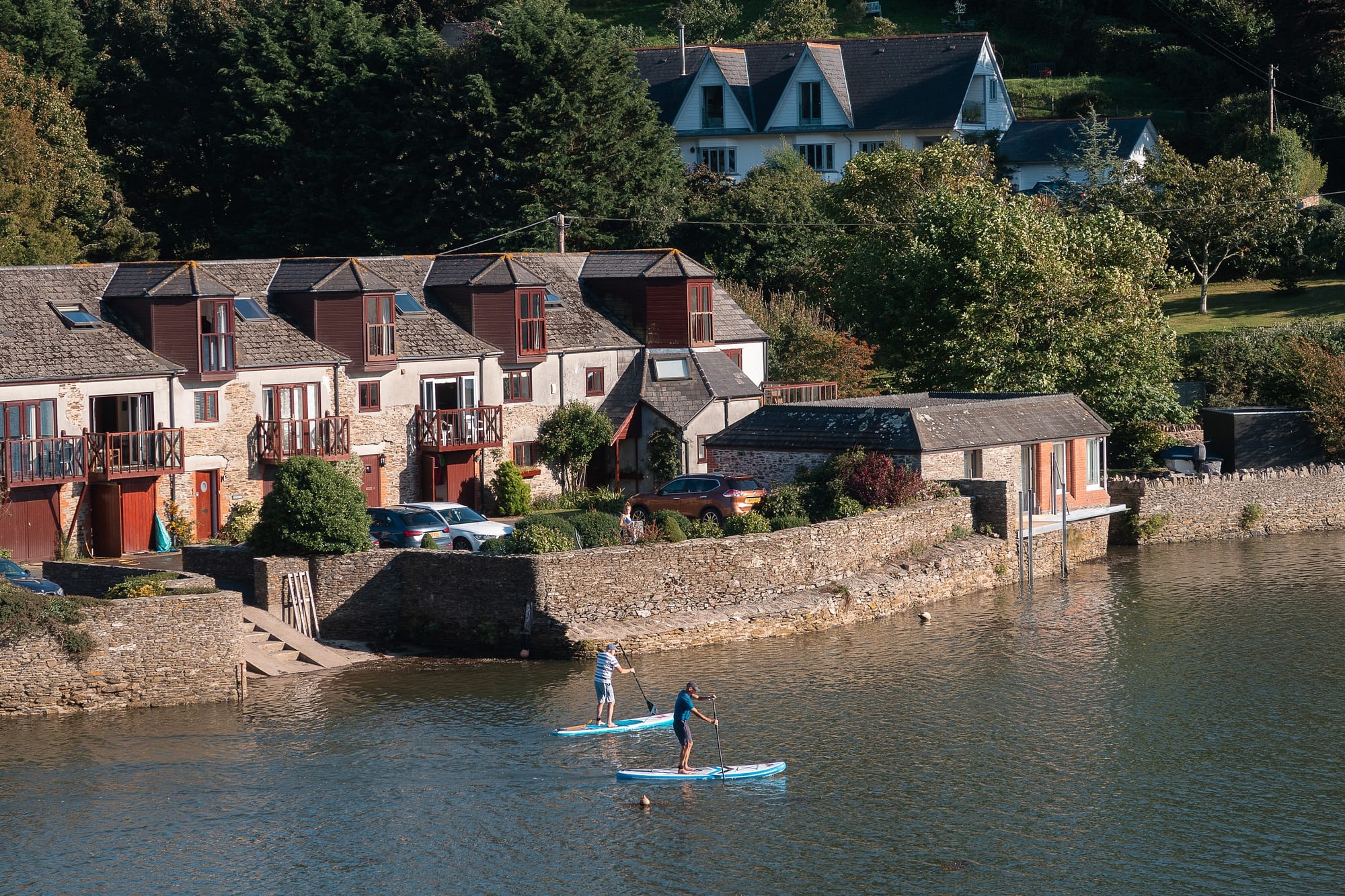 SUPing at Anchor Cottage - Holiday Cottages Noss Mayo